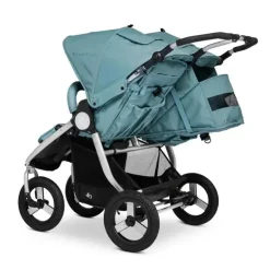 Bumbleride - Carrinho de bebê duplo Indie Twin, vidro marinho