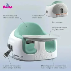 Bumbo - Assento Multi Assento 3 em 1 com Altura Ajustável Hemlock