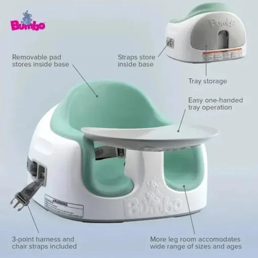 Bumbo - Assento Multi Assento 3 em 1 com Altura Ajustável Hemlock