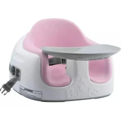 Bumbo - Berço Rosa Multi Assento 3 em 1 Altura Regulável