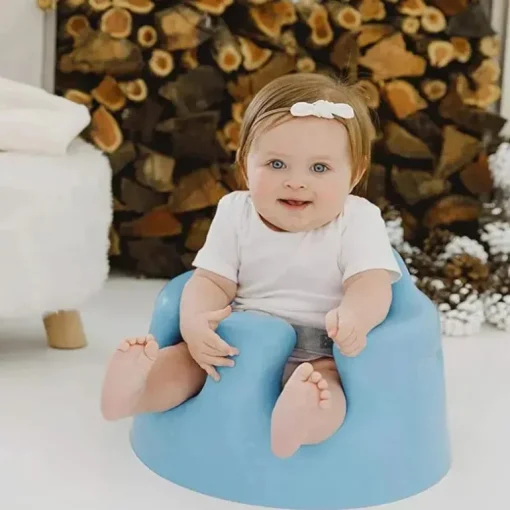 Bumbo - Cadeira infantil azul para sentar no chão