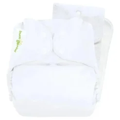 bumGenius - Fralda de pano estilo bolso tamanho único original 5.0, branca