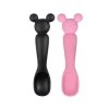 Bumkins - 2 unidades de colheres de imersão de silicone Disney Minnie Mouse