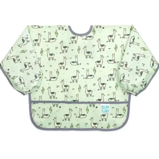 Bumkins - babador com mangas, lhamas