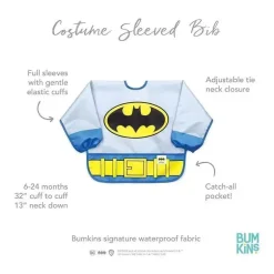 Bumkins - Babador com manga de fantasia da Dc Comics Batman Comic