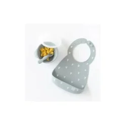 Bumkins - Babador moldado em silicone, corações
