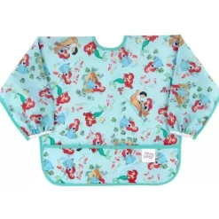 Bumkins - Babete Disney Baby Sleeved, Pequena Sereia