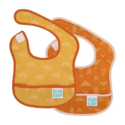 Bumkins - Babete Inicial 2 Pk, Sunshine/Grounded