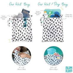 Bumkins - Bolsa molhada à prova d'água, cactos
