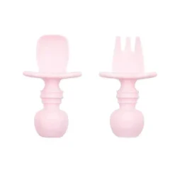 Bumkins - Chewtensils de silicone, rosa