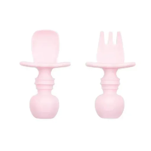 Bumkins - Chewtensils de silicone, rosa