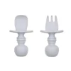 Bumkins - Chewtensils de silicone, cinza