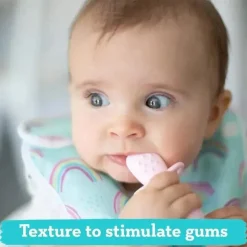 Bumkins - Chewtensils de silicone, rosa