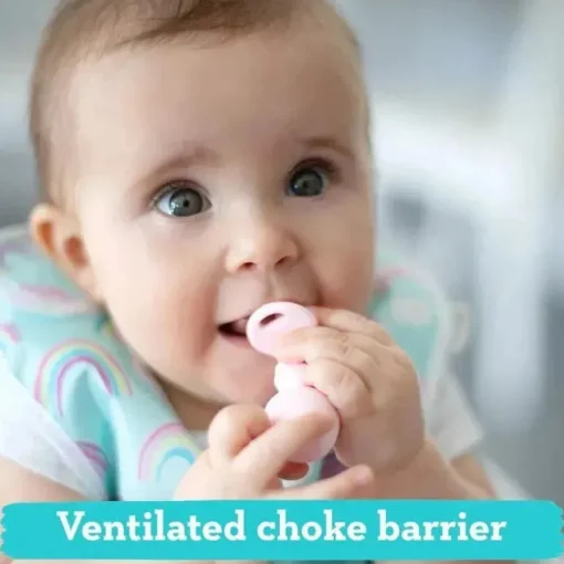 Bumkins - Chewtensils de silicone, rosa