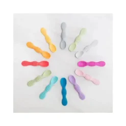 Bumkins - Colheres de imersão de silicone para bebês - Tutti Frutti