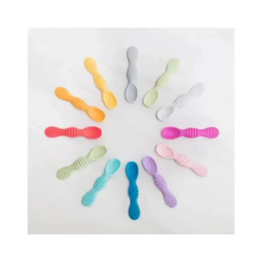 Bumkins - Colheres de imersão de silicone para bebês - Tutti Frutti