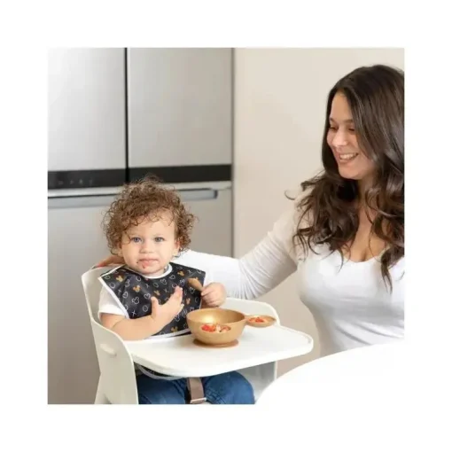 Bumkins - Conjunto de primeira alimentação de silicone Disney - Dourado