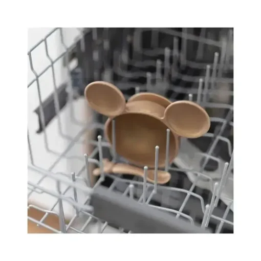 Bumkins - Conjunto de primeira alimentação de silicone Disney - Dourado
