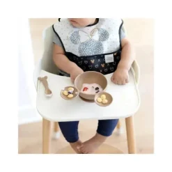 Bumkins - Conjunto de primeira alimentação de silicone Disney - Dourado
