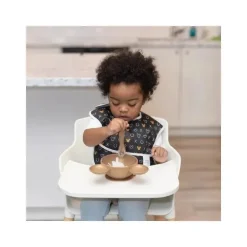 Bumkins - Conjunto de primeira alimentação de silicone Disney - Dourado