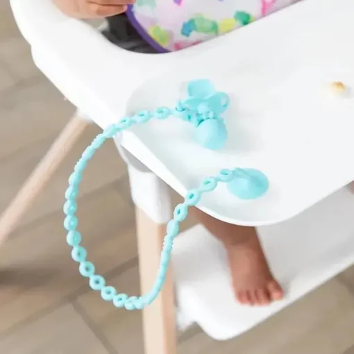 Bumkins - Cordões para acessórios de silicone azul