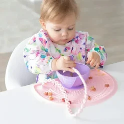 Bumkins - Correntes para acessórios de silicone rosa