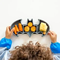 Bumkins - Dc Comics Silicone Grip Dish, Batman