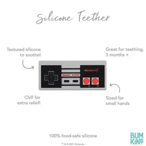 Bumkins - Mordedor de silicone para controle Nintendo