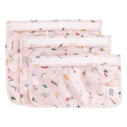 Bumkins - 3Pk Disney Clear Travel Bag, Princesa Mágica