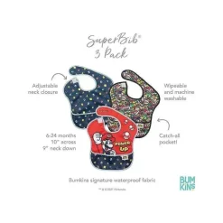 Bumkins - 3Pk Superbib Super Mario Power-Up