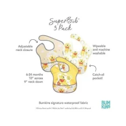Bumkins - 3Pk Winnie the Pooh Baby SuperBib