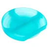Bumkins - placa de sucção para crianças e bebês, prato de silicone dividido, geléia azul