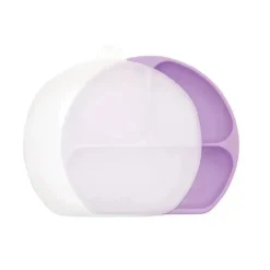 Bumkins - Placas de sucção para bebês e crianças, lavanda