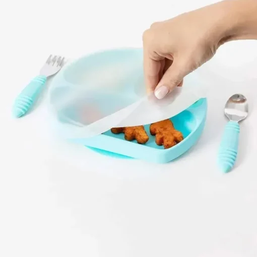 Bumkins - Placas de sucção para bebês e crianças, azul