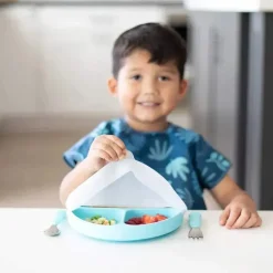 Bumkins - Placas de sucção para bebês e crianças, azul