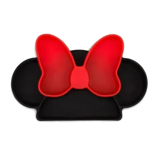 Bumkins - Prato com alça de silicone Minnie Mouse