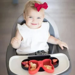 Bumkins - Prato com alça de silicone Minnie Mouse
