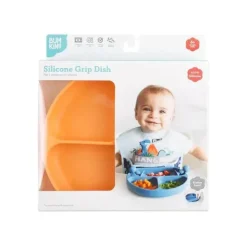 Bumkins - Prato de silicone - Prato de bebê - Tangerina