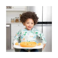 Bumkins - Prato de silicone - Prato de bebê - Tangerina