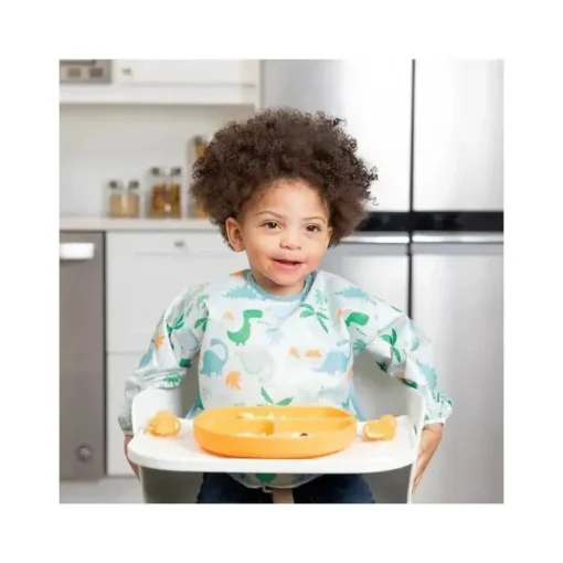 Bumkins - Prato de silicone - Prato de bebê - Tangerina