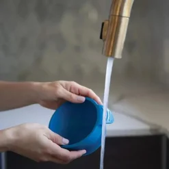 Bumkins - Primeiro conjunto de alimentação de silicone com tampa e colher, rosa