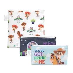Bumkins - Sacola de lanche reutilizável Disney Toy Story 3Pk