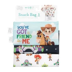 Bumkins - Sacola de lanche reutilizável Disney Toy Story 3Pk