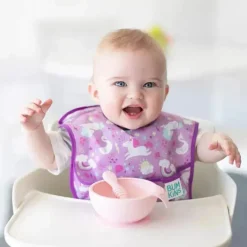 Bumkins - SuperBib 3 Pack, Unicórnio/Arco-íris