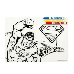 Bumkins DC Comics Tapete para Colorir de Silicone Superman