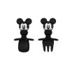 Bumkins Disney Mickey Mouse Chewtensils de silicone para criança em preto