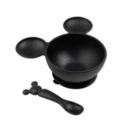 Bumkins- Disney Silicone First Feeding Set - Preto