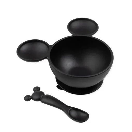 Bumkins- Disney Silicone First Feeding Set - Preto