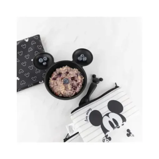 Bumkins- Disney Silicone First Feeding Set - Preto
