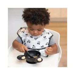 Bumkins- Disney Silicone First Feeding Set - Preto